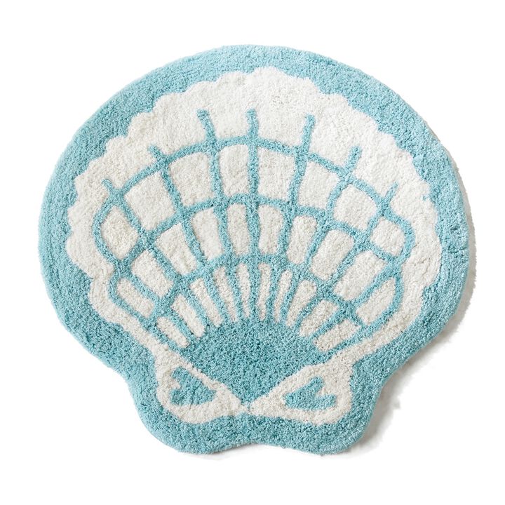 Market & Place Cotton Tufted Coastal Bath Rug