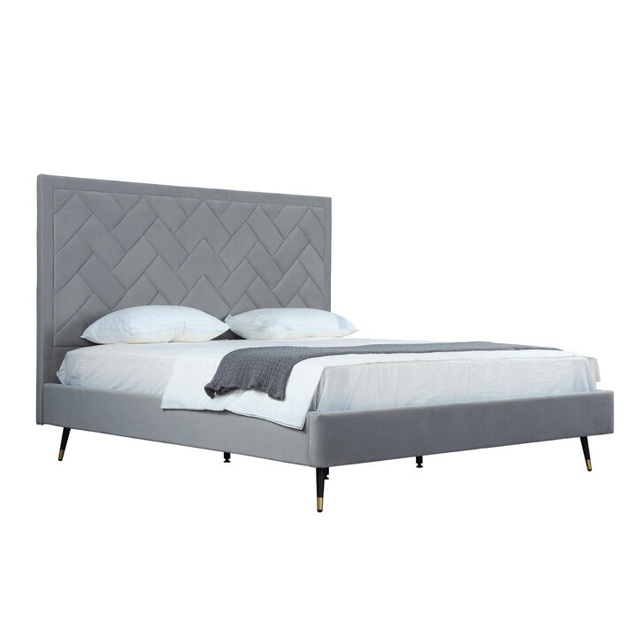 Crosby Gray King Bed