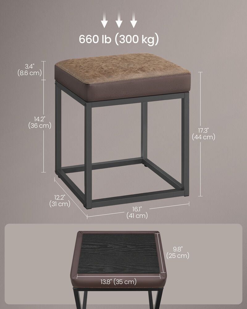 Rectangle Ottoman Footstool for Stylish and Comfortable Footrest