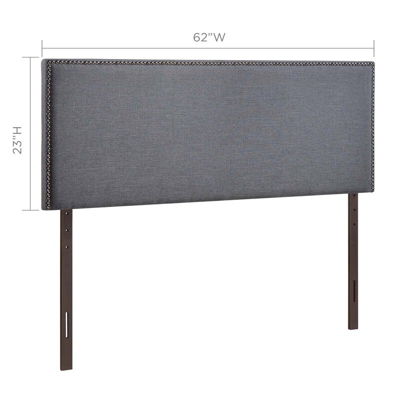 Modway - Region Nailhead Queen Upholstered Headboard image number 3