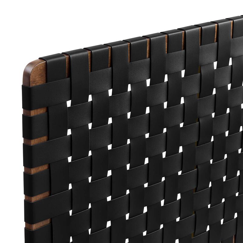 Sparta Weave Vegan Leather King Headboard image number 5