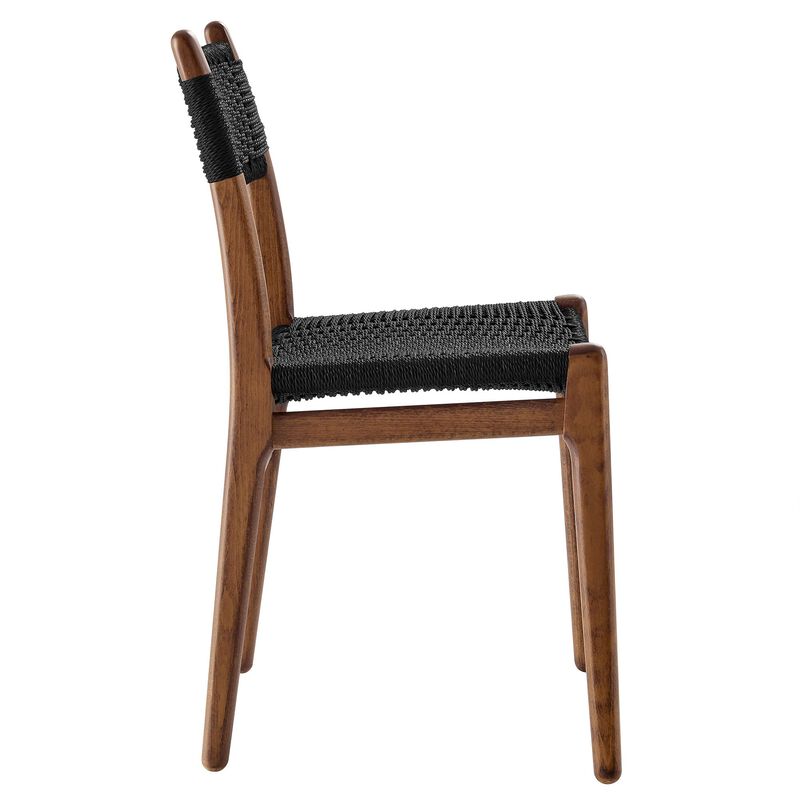 Wynn Rope and Wood Dining Side Chairs Set of 2 image number 6