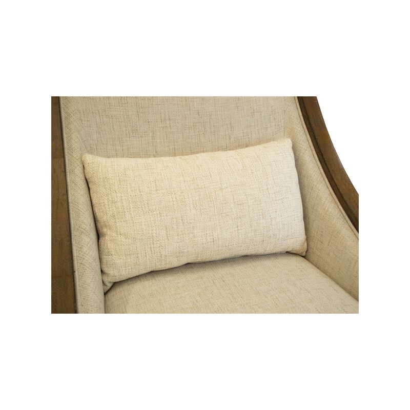 American Furniture Classics Os Home Occasional Side Accent Chair Desert Ivory
