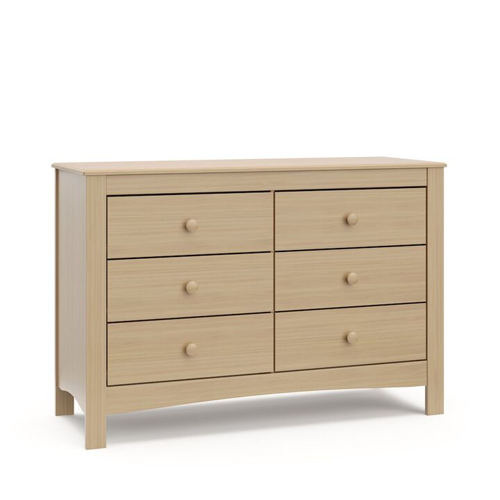 Graco Noah 6 Drawer Double Dresser - Driftwood