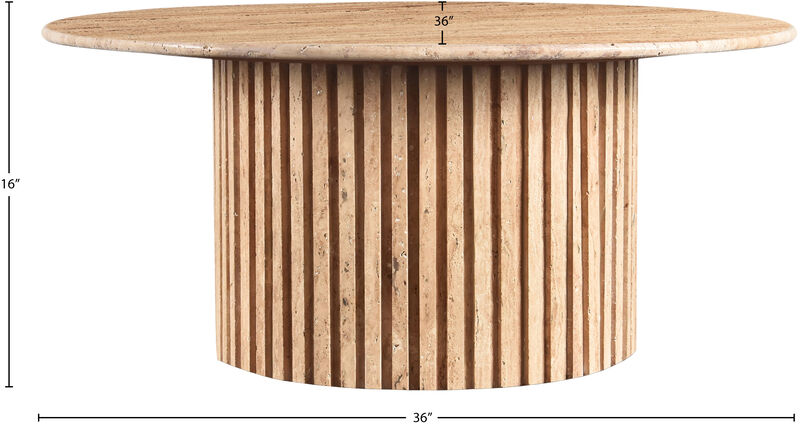 Meridian Furniture Genoa Beige Coffee Table image number 8