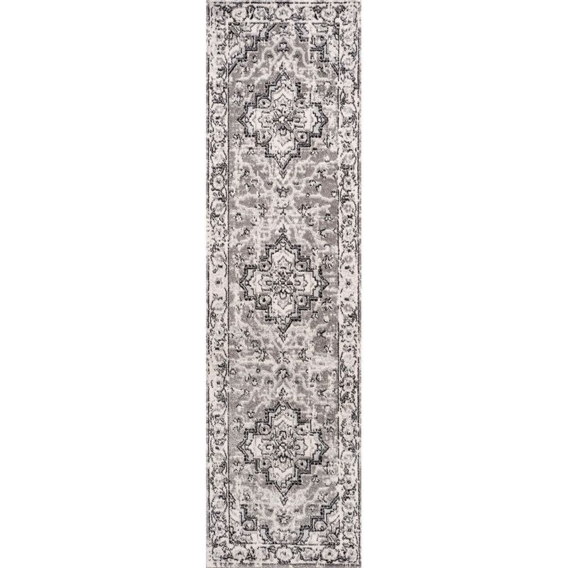 Denia Ornate Geometric Medallion Area Rug