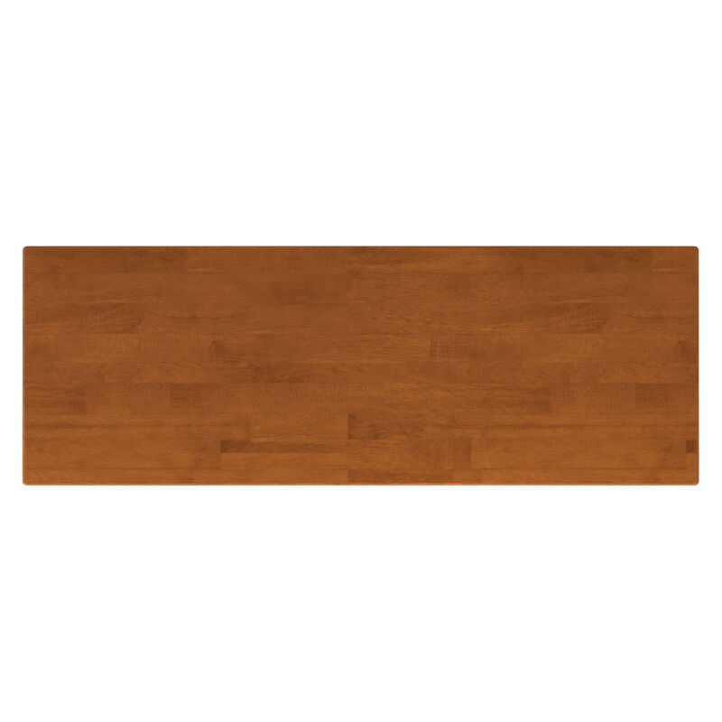 Harper 48 inch Wide Solid Hardwood Mid-Century Modern Medium Storage Cabinet in Teak Brown image number 6