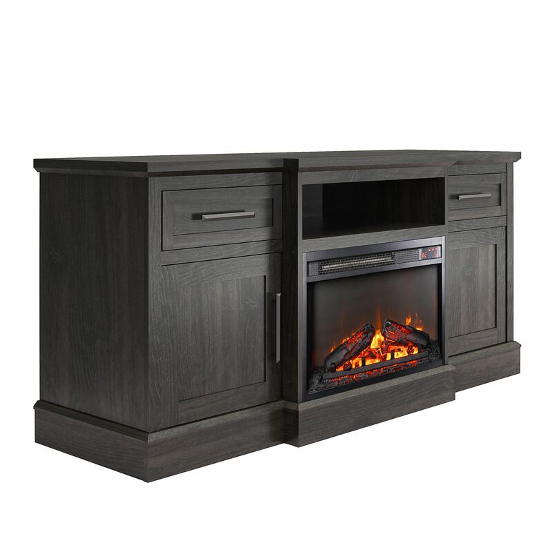 Ameriwood Home Gablewood Electric Fireplace & TV Console for TVs up to 65"