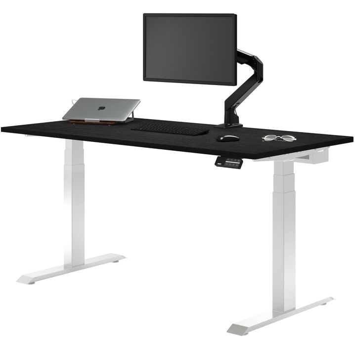 Desky Dual Bamboo Sit Stand Desk