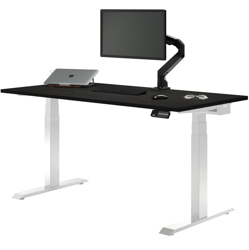 Desky Dual Bamboo Sit Stand Desk image number 0