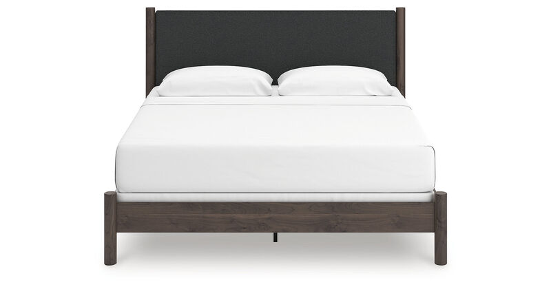Cadmori King Upholstered Panel Bed image number 1