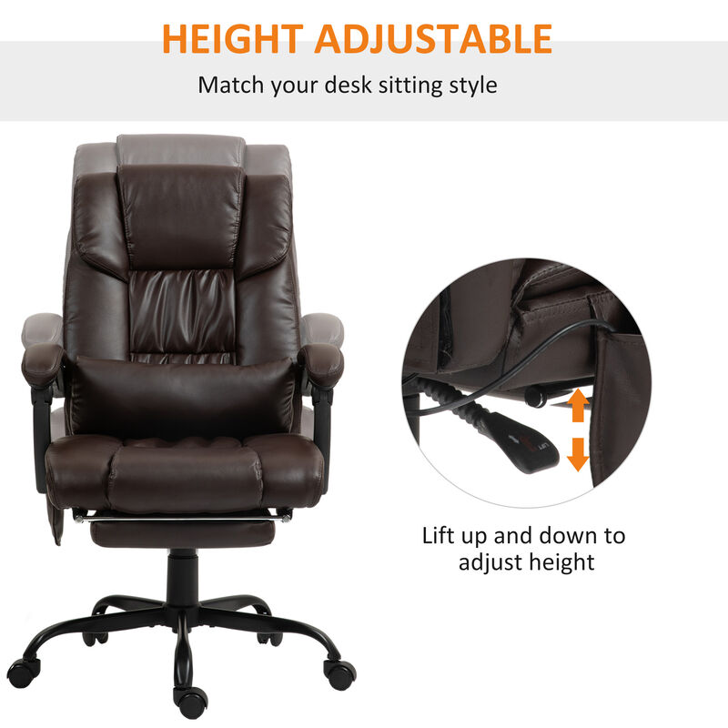 Massage Office Chair with Adjustable Settings and Comfort Cushion