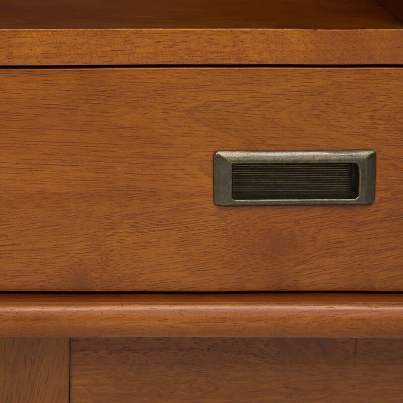 Lirbru Mid Century Wide Bookcase image number 8