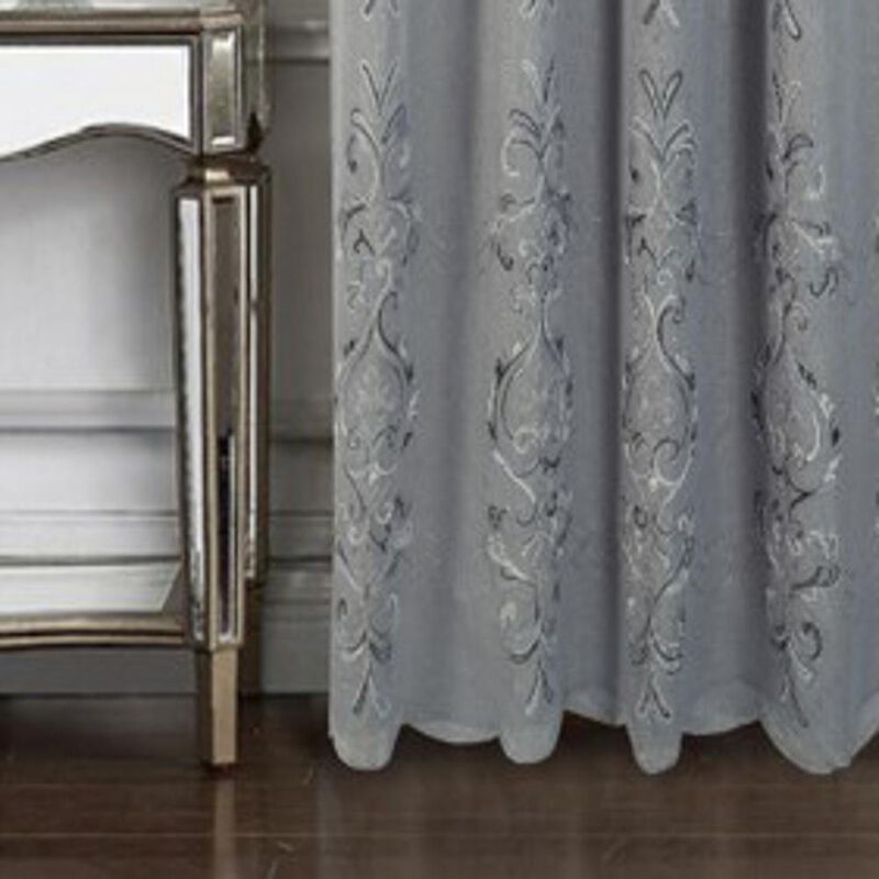 RT Designers Collection Jayla Stylish & Premium Embroidered Curtain Panel