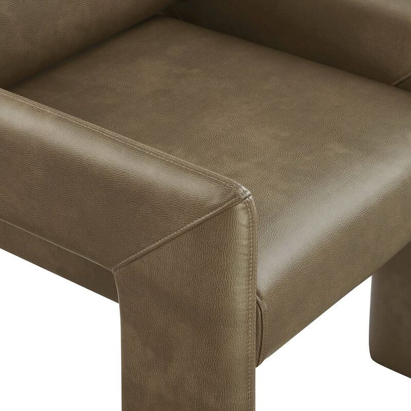 Daven Vegan Leather Dining Armchair image number 6