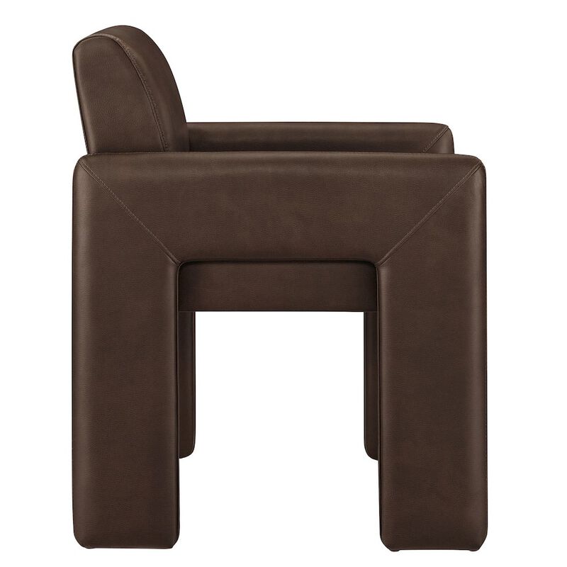 Daven Vegan Leather Dining Armchair image number 4