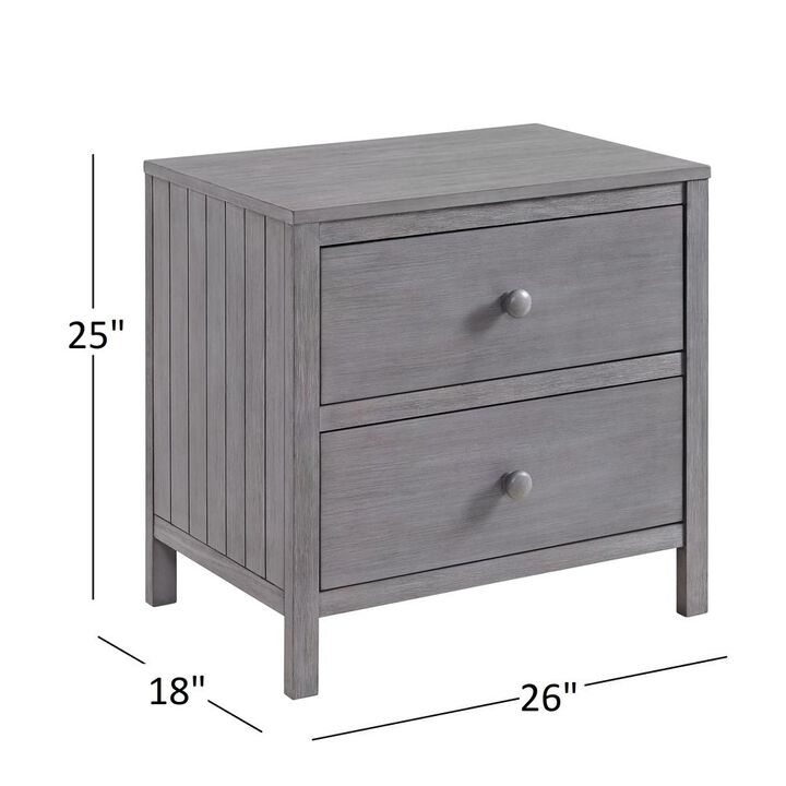 Oxford Baby Soho Baby Everlee 2 Dr. Nightstand Greystone