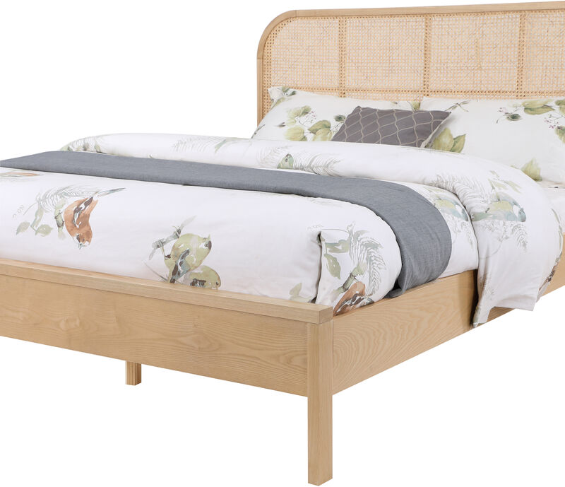 Meridian Furniture Siena Natural Ash Wood Full Bed image number 5