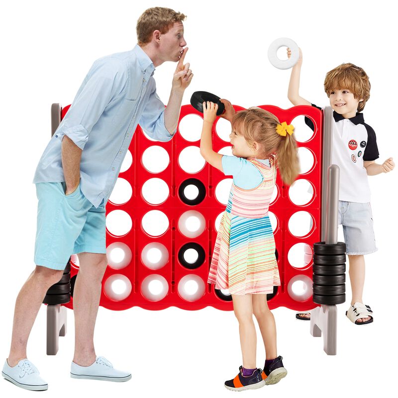 4-in-a-Row Jumbo Game Set for Family Fun, Parties, and Holidays image number 4