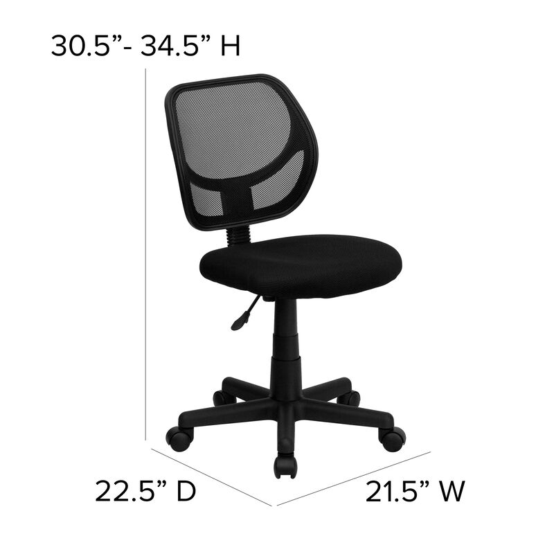 Neri Low Back Mesh Swivel Task Office Chair image number 4