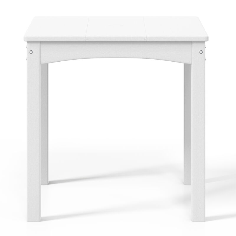 WestinTrends Kids 24" Wide HDPE Plastic Childrens Square Dinner Table image number 3