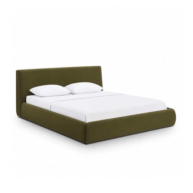 Isla Green Performance Velvet King Bed image number 1