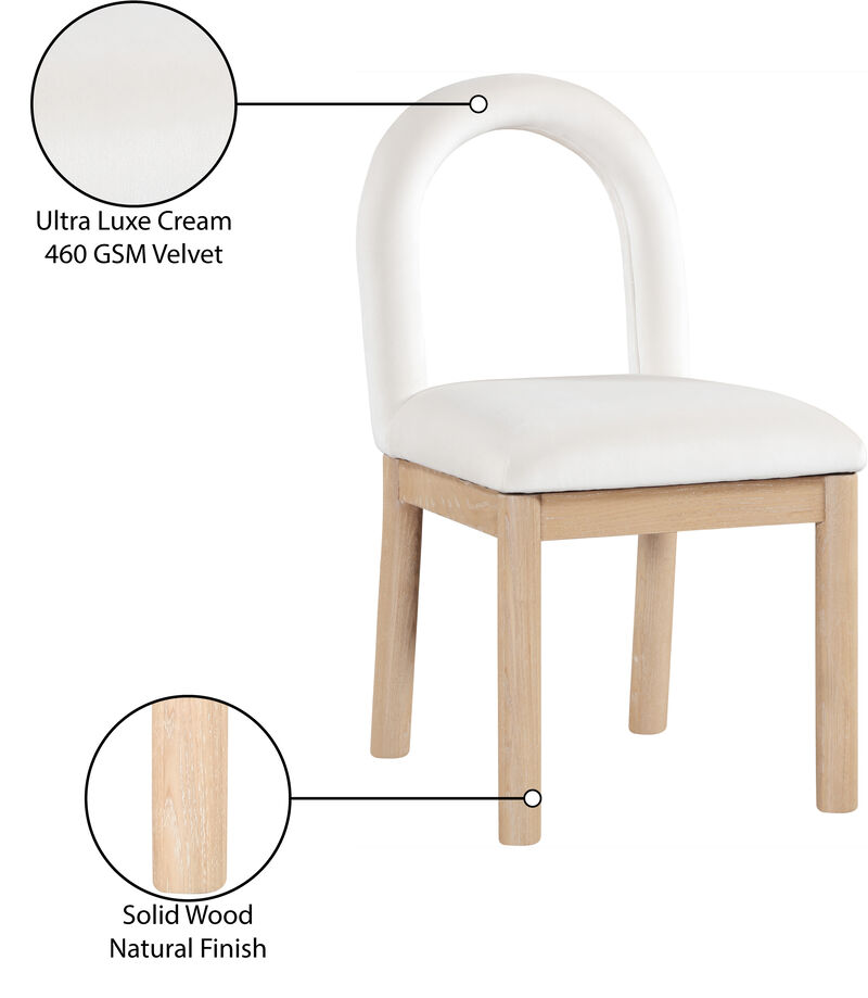 Meridian Furniture Conrad Velvet Dining Chair image number 9