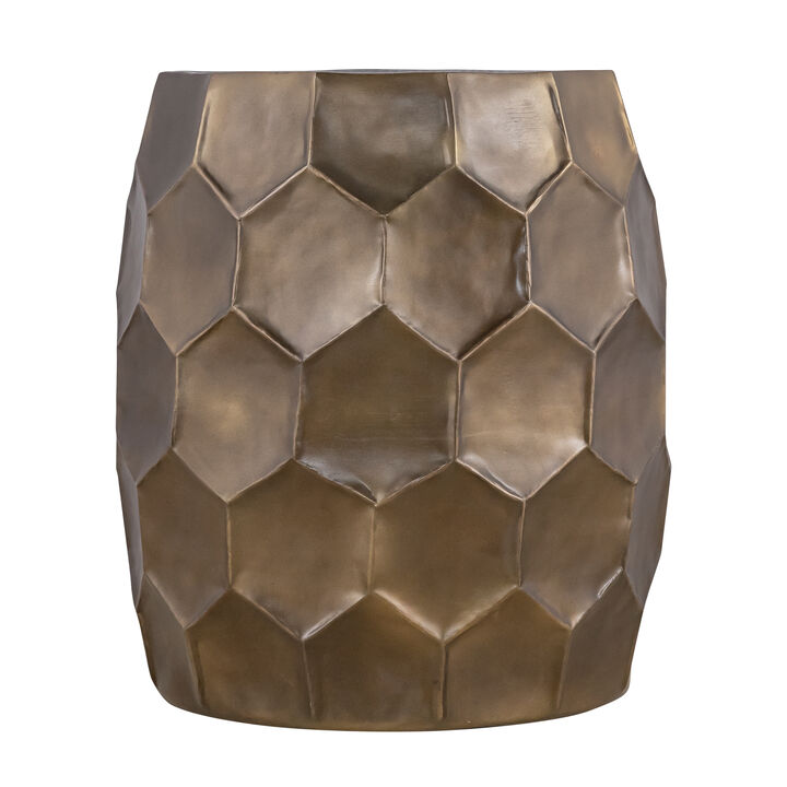 Gevorique Black Geometric End Table