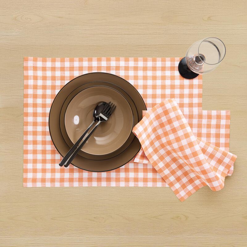 Linen Placemats - Gingham Check image number 8