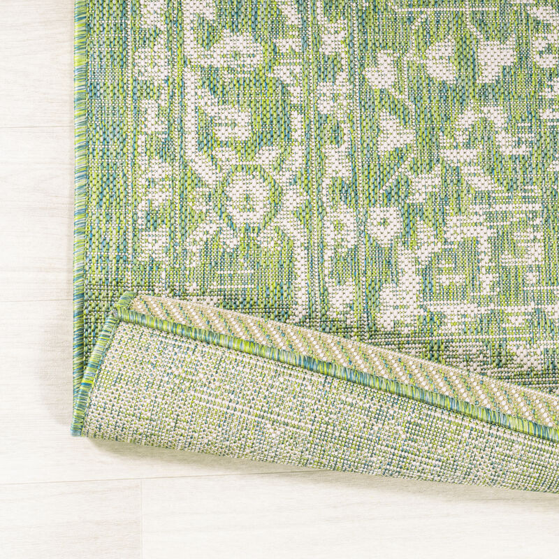 Malta Bohemian Medallion Textured Weave Area Rug