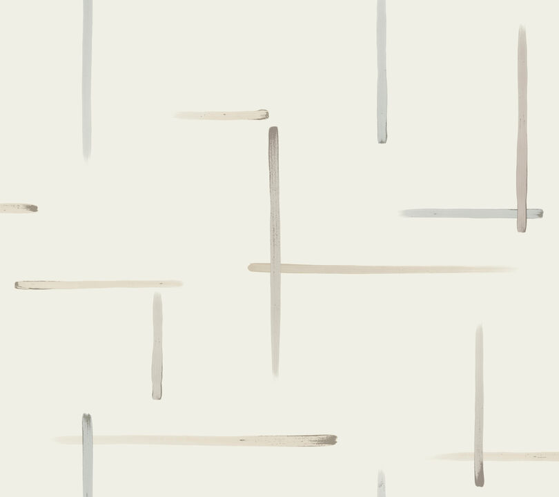 Gilded Sumi-E Neutral & Glint Wallpaper