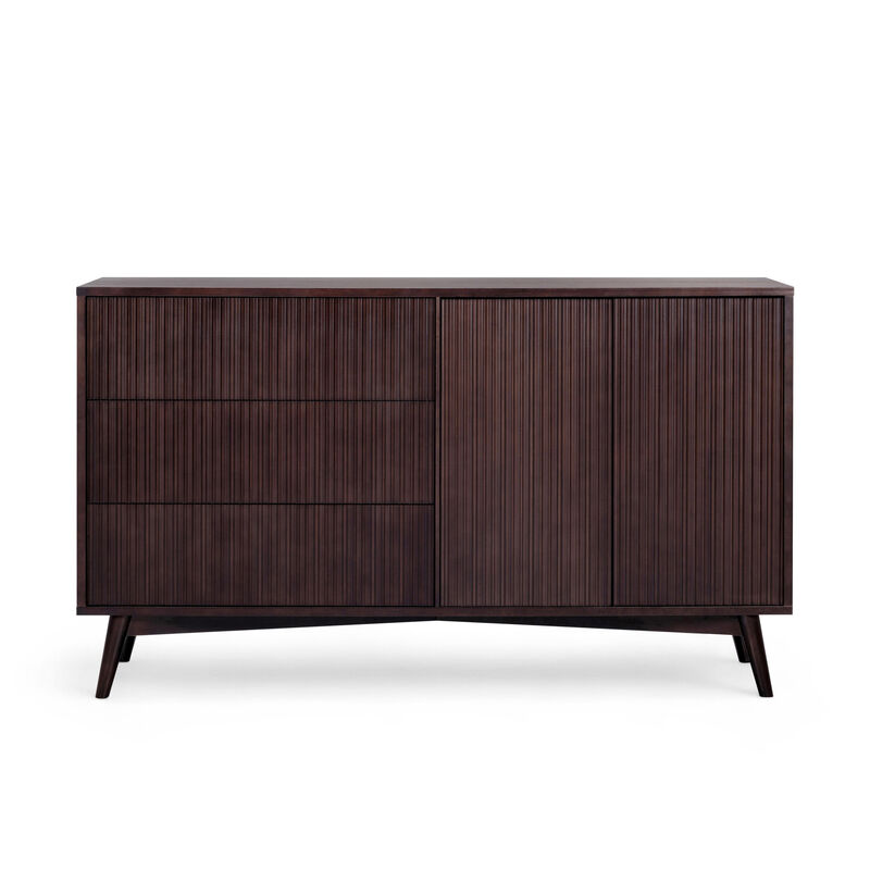 Tremolo Sideboard Cabinet with Fluted Fronts & Modern Design image number 3