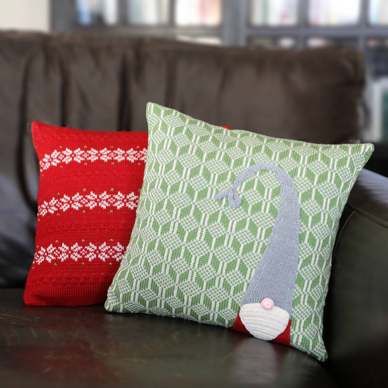 Gnome Christmas Pillow, 12", Holiday Decorations image number 3