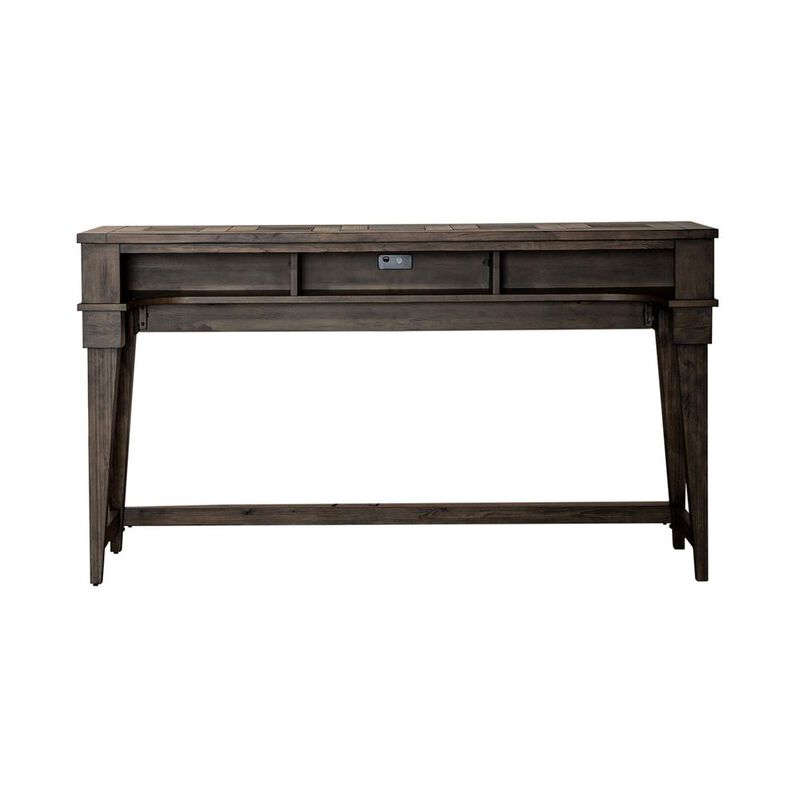 Liberty Furniture Arrowcreek Console Bar Table in Weathered Stone image number 3