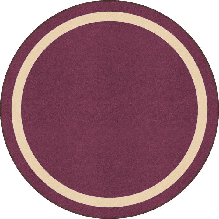 Joy Carpets Kid Essentials Portrait 5'4 Round Area Rug