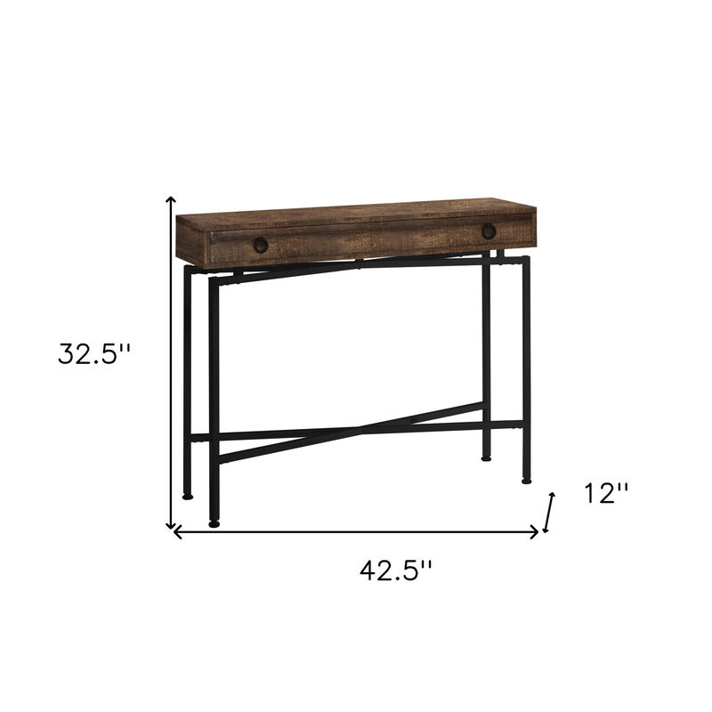 Modern Cross Leg Console Table for Entryway, Hallway, or Living Room Decoration