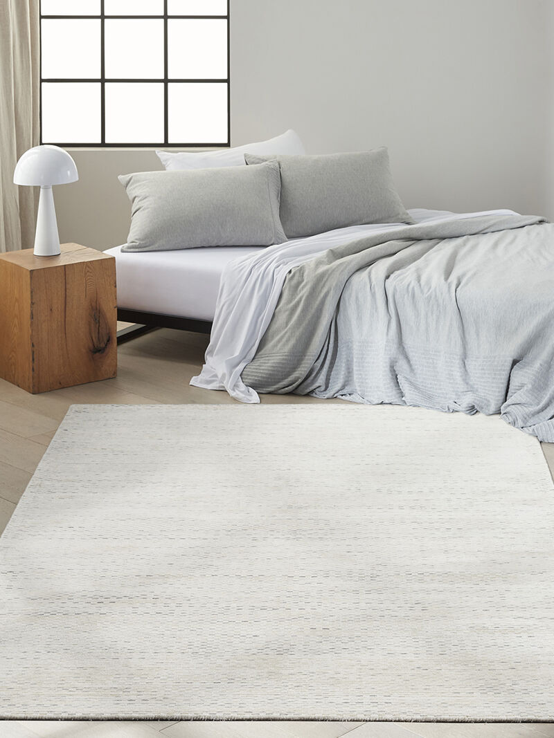 Valley VLL01 Ivory 5'3" x 7'3" Rug image number 6