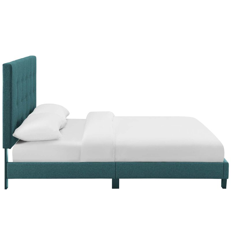 Modway - Melanie Twin Tufted Button Upholstered Fabric Platform Bed image number 3