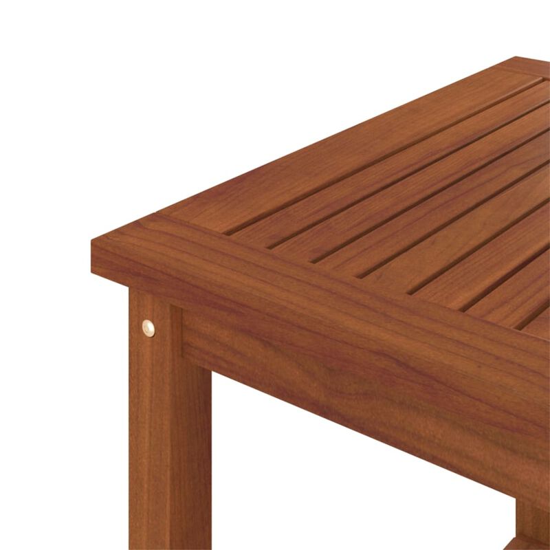 vidaXL Side Table Solid Acacia Wood 17.7"x17.7"x17.7"