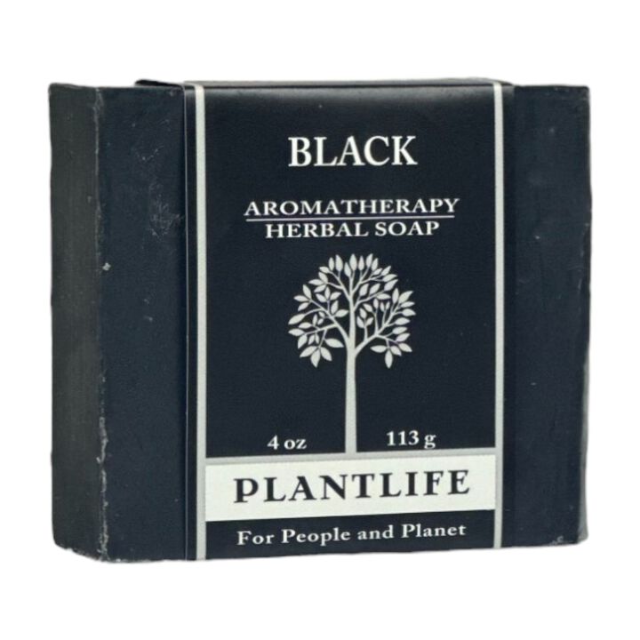 Plantlife Bar Soap - Black with Activated Charcoal 3 Pack