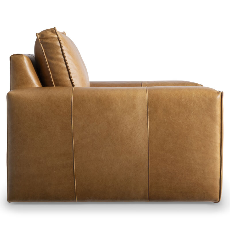 Nest Leather Swivel Chair image number 1