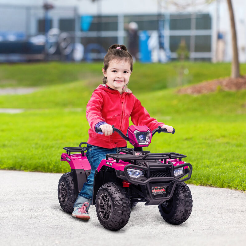 BreeBe 12V Electric Toy Car with Forward Backward Function, Music, LED Headlights image number 1