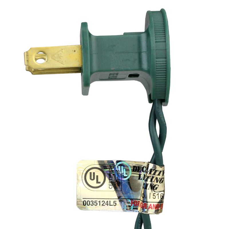 25ct Multi-Color LED C9 Christmas Lights  16ft Green Wire image number 7