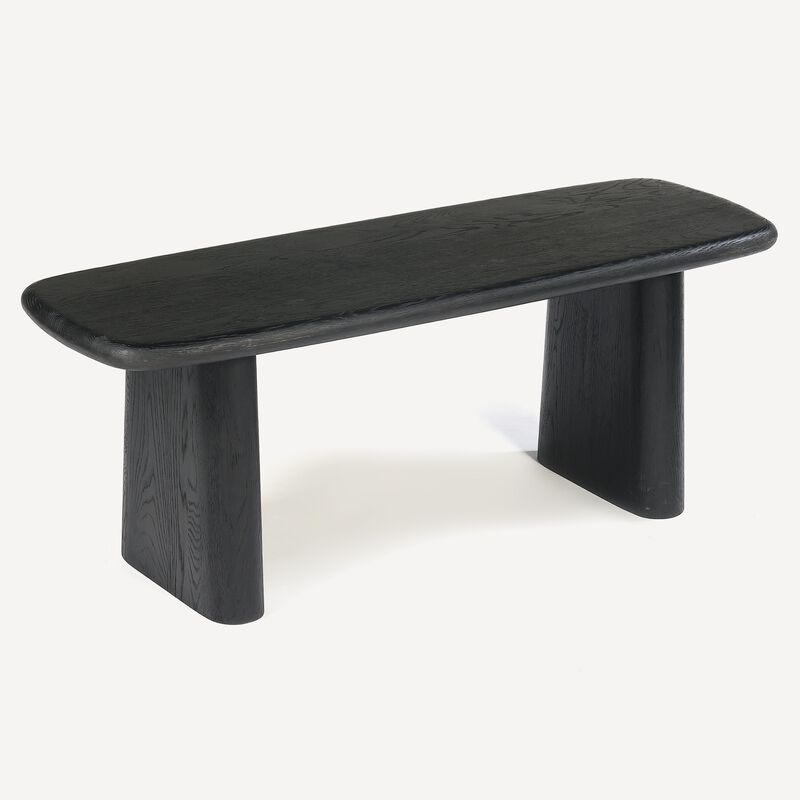 Laurel Dining Bench - Charcoal