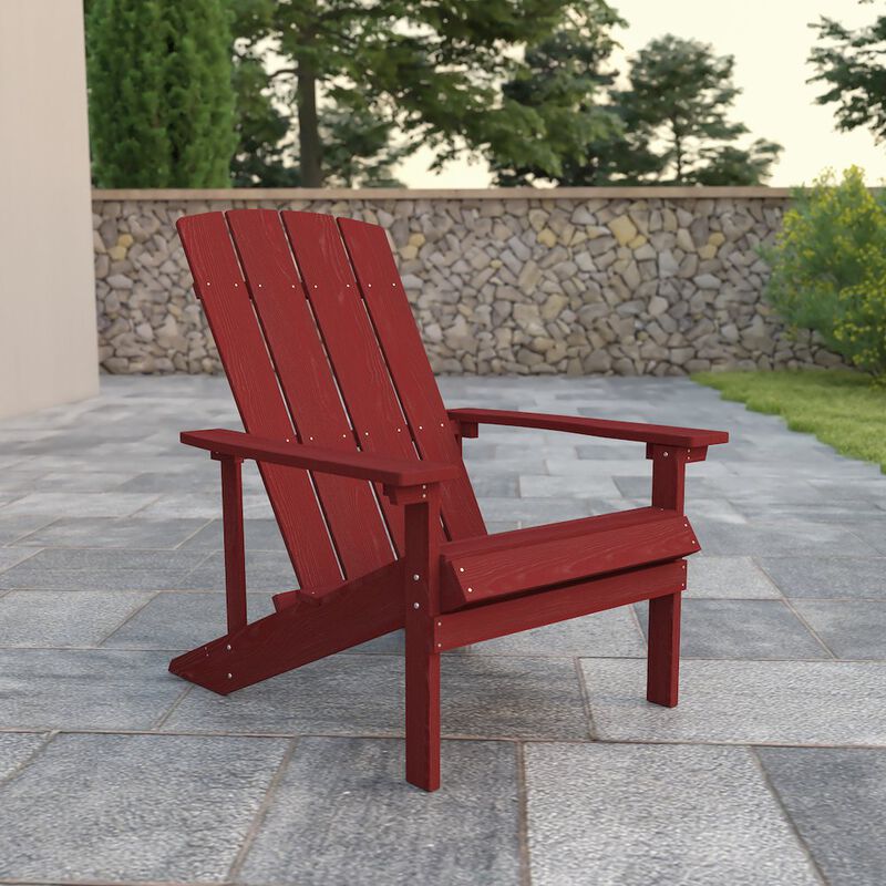 Commercial All-Weather Poly Resin Wood Adirondack Chair image number 7