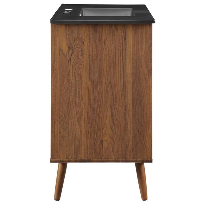 Modway EEI-5394-WAL-BLK Transmit 36" Bathroom Vanity, Walnut Black image number 5