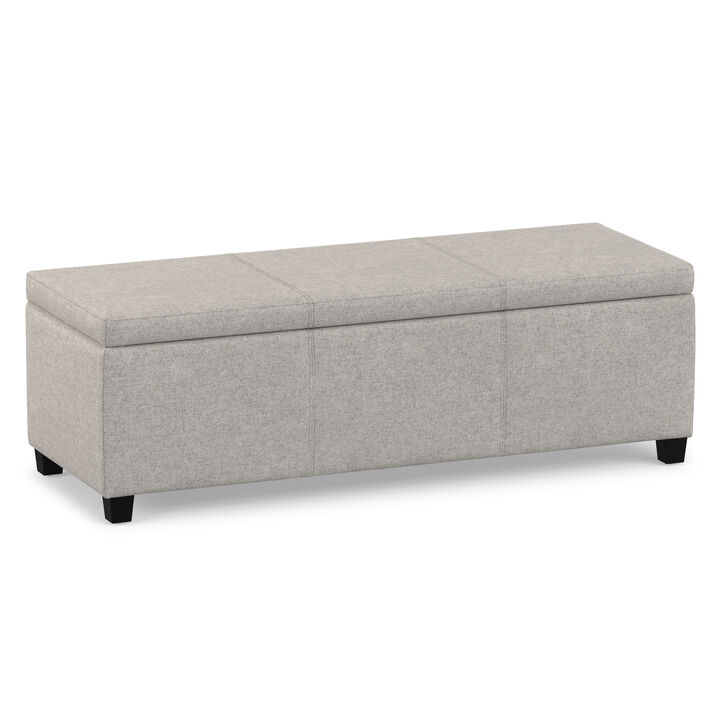 Simpli Home Avalon Storage Ottoman Bench