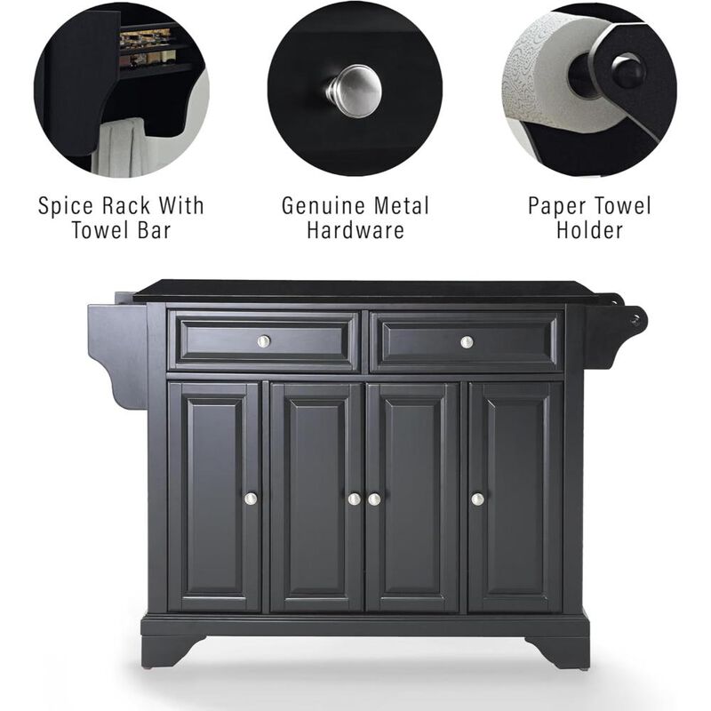 Lafayette Granite Top Full Size Kitchen Island/Cart