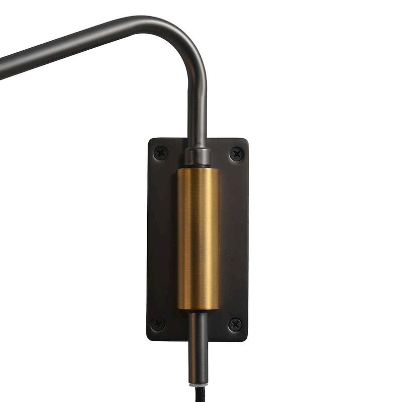 NOVA OF CALIFORNIA Swing Wall Light - Brushed Brass image number 2