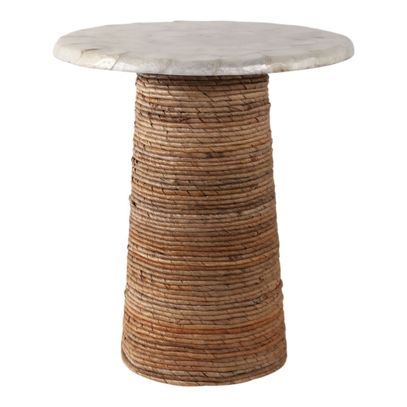 Capiz Top Pandan Accent Table image number 2